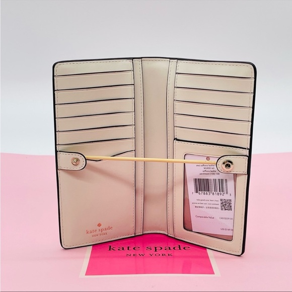 Kate Spade Darcy Bifold Wallet Leather - Picture 6 of 8